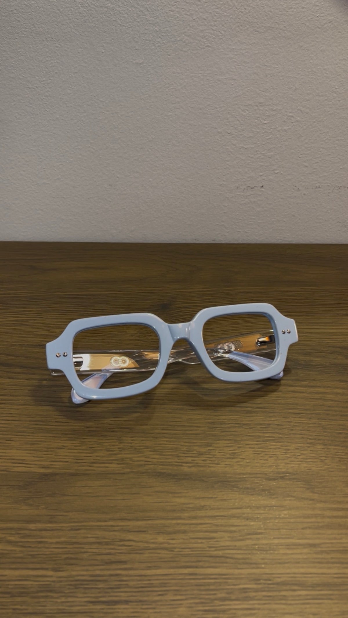 ONE OF ONE: Blue / Clear Glasses